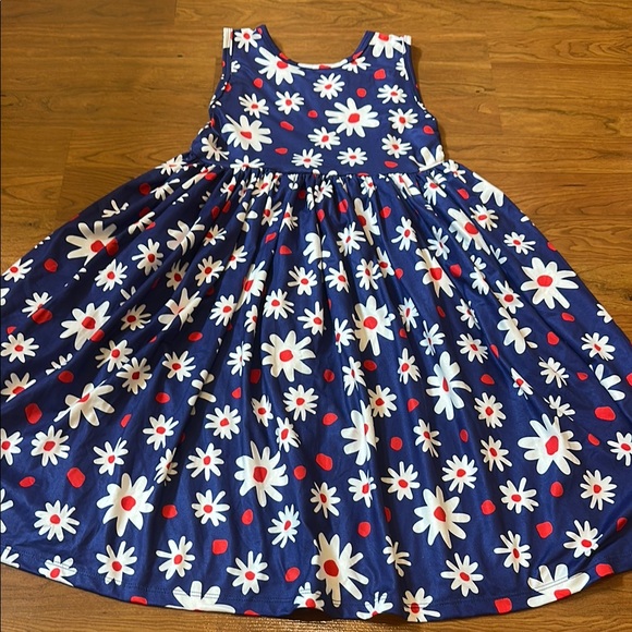 Mila & Rose Floral Blue and White Kids Dress size 7-8. - Picture 1 of 3